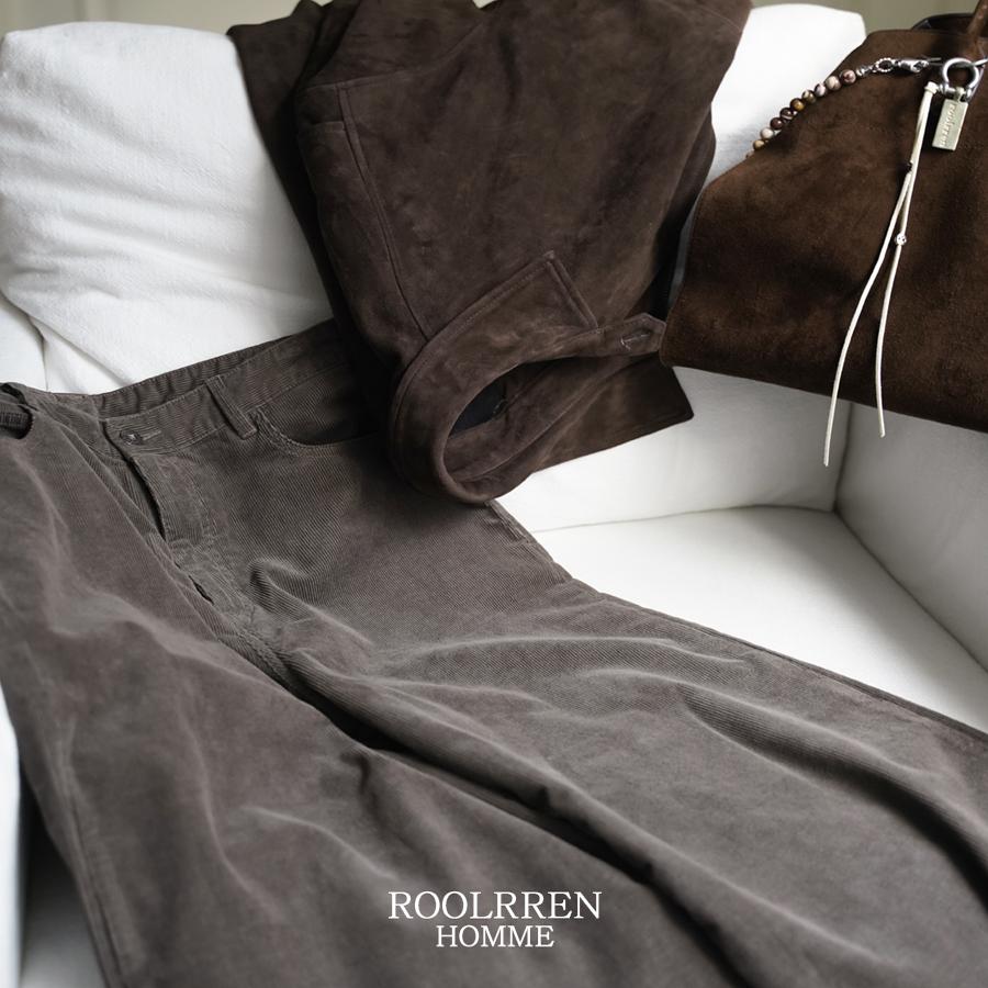 ROOLRREN24FW羊毛混纺针织裤