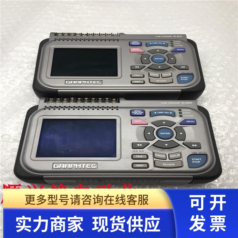 GRAPHTEC midi LOGGER多通道数据记录仪采集器GL200实拍现货询价