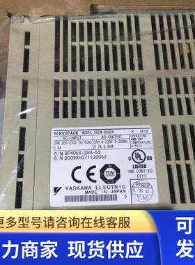 全新YASKAWA SGMPH-08A1A21 750w  质保.