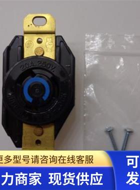 美国HUBBELL插头插座HBL2820 GFRST20GY HBL8300GY HBL8300RED