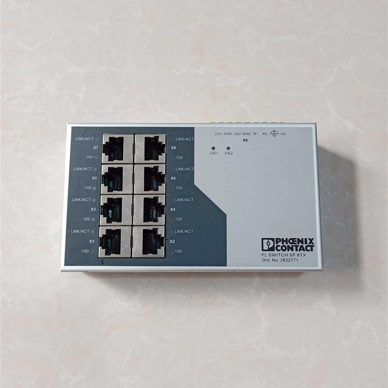 FL SWITCH SF 8TX货号2832771 工业网络交换机实图