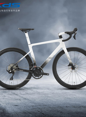 喜德盛公路自行车25款RS7碳纤维车架禧玛诺变速器双盘功率计赛车