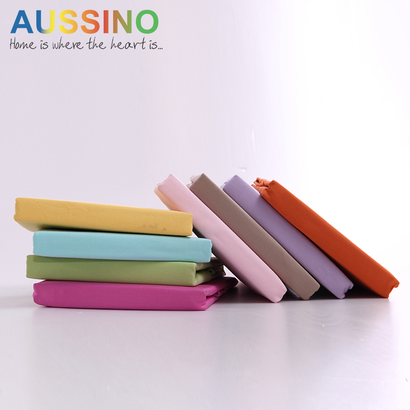 汽车纯棉素色带芯单个靠垫套