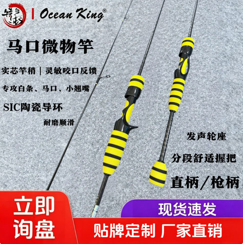 白条马口微物路亚杆溪流软调F快钓路亚竿超硬钓鱼竿