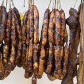 广西腊香肠龙胜柴火烟熏龙脊园香肠1斤纯土猪肉农家桂林特产厂家