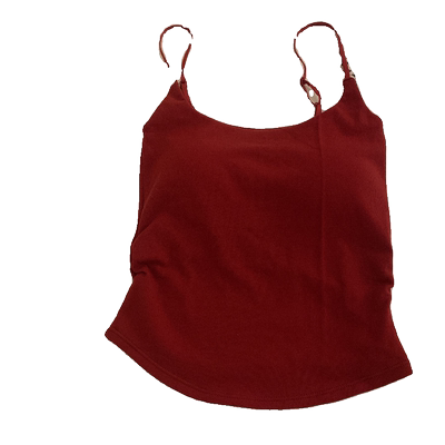 2024新款辣妹褶皱小背心吊带女