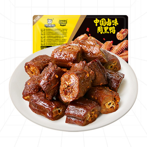 周黑鸭锁鲜卤鸭脖300g