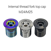 BMX小轮表演车把立盖自行车立管顶盖螺丝前叉炫酷碗组盖M24 M25配