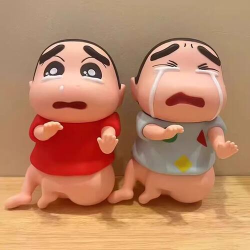 小号光pp挨揍小新emo蜡笔小新可爱潮玩手办家居桌面摆件生日礼物