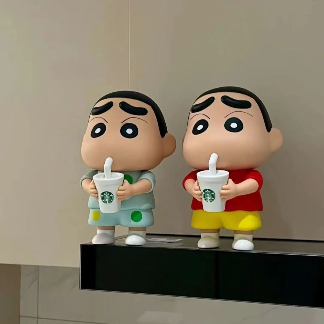 蜡笔小新小夜灯家具饰品家居玄关家居摆件蜡笔小新手办儿童会发光