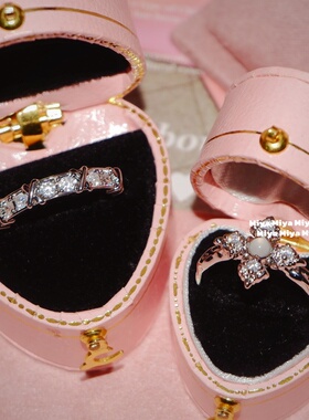 荆棘之花～镶锆开口戒小众设计辣妹感戒指套装