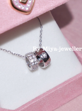 双倍浪漫·千金大小姐~ins风美式辣妹双环项链