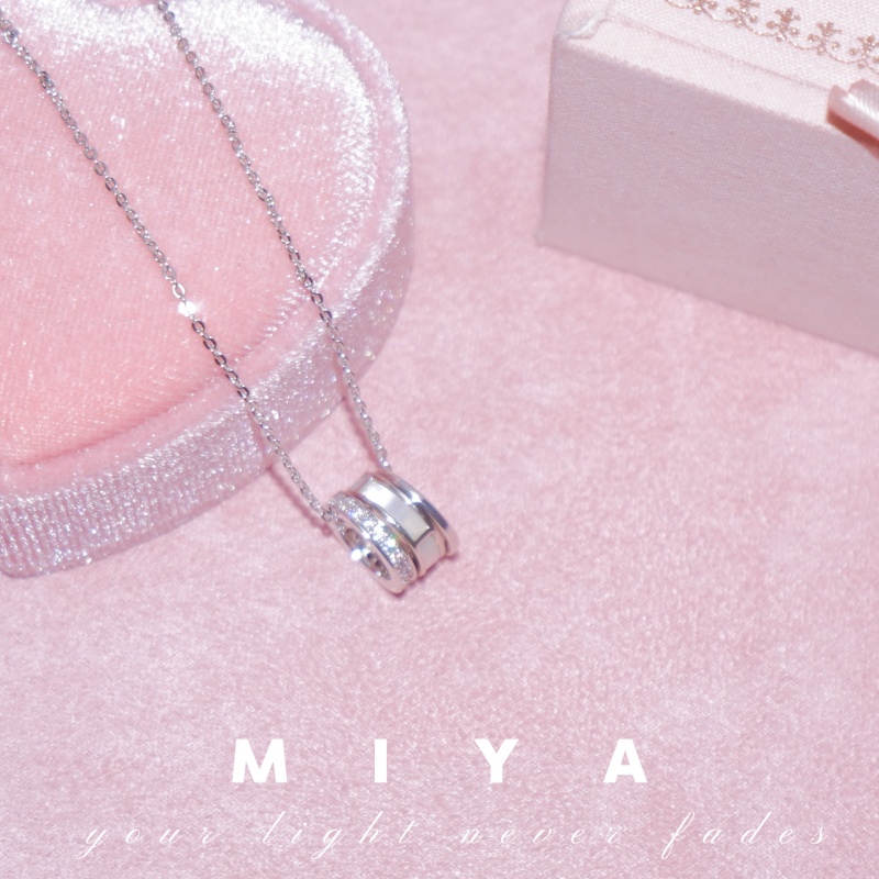 千金归来~三环贝母锆石叠加重工项链~超绝千金气质