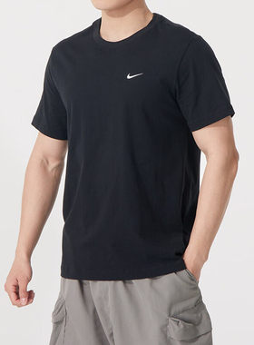 Nike耐克男装2026夏季新款运动休闲小LOGO透气短袖T恤BV0508-010