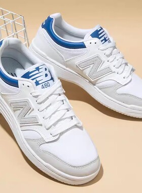 New Balance NB男女鞋480系列复古潮流低帮运动休闲板鞋BB480LKC