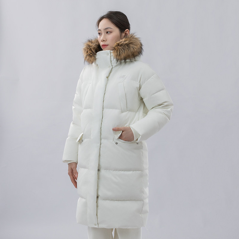 NEWBALANCE防风连帽女羽绒服
