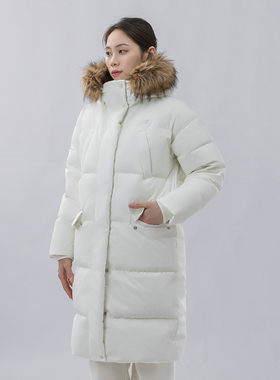 New Balance NB羽绒服女装2024新款防风保暖连帽外套NPD42272