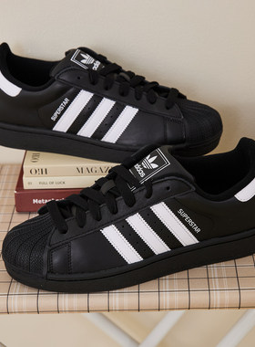 Adidas阿迪达斯三叶草男女鞋25新款SUPERSTAR Ⅱ贝壳头小白鞋板鞋