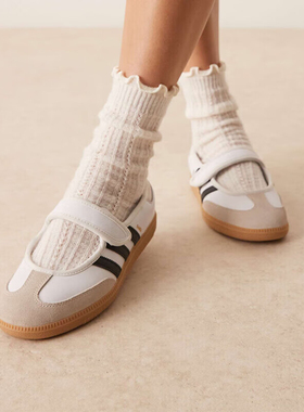 Adidas阿迪达斯三叶草女鞋2026新款SAMBA JANE玛丽珍休闲鞋JR1402