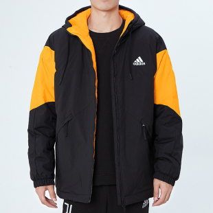 Adidas阿迪达斯棉服男装 运动服休闲防风保暖棉衣外套男GT6589 新款