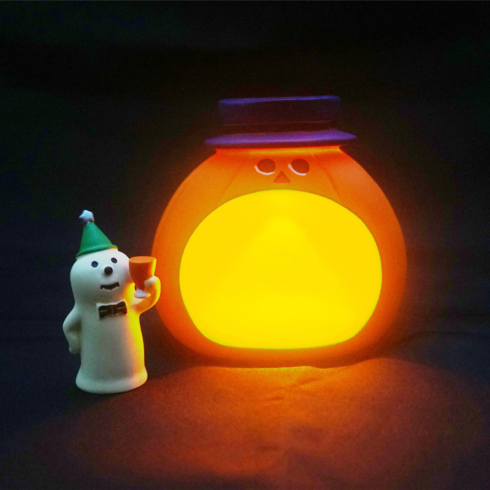 decole万圣节南瓜灯树脂娃娃屋