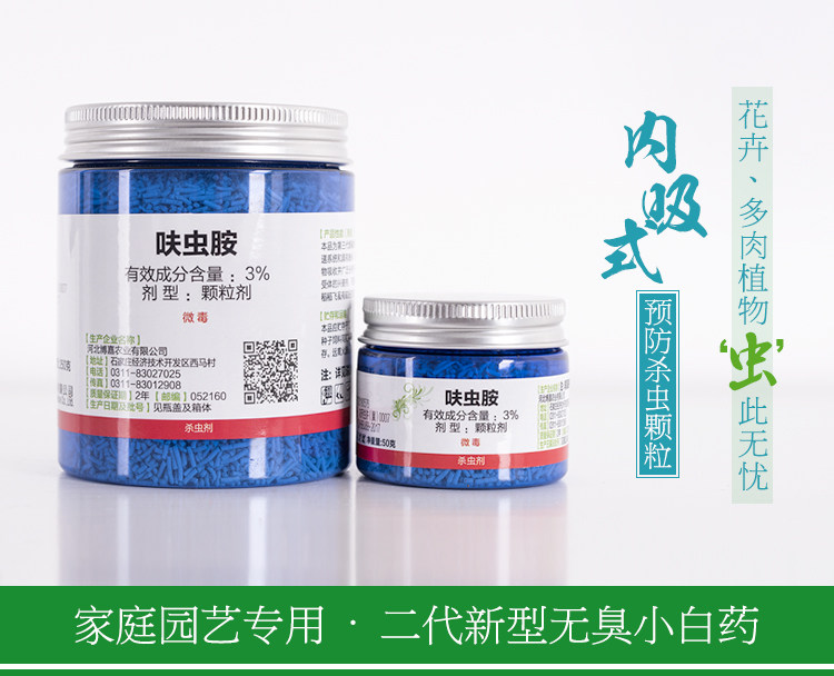 多肉专用的仙葩小白药呋虫胺花卉防虫土壤杀虫剂蚧壳虫植物花药