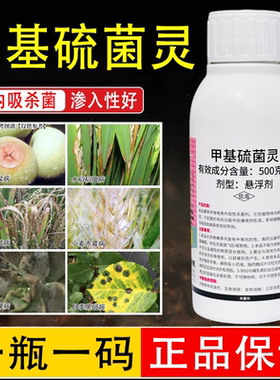 甲基硫菌菌灵果树甲托月季黑斑病炭疽病农药杀菌剂甲基流菌灵磷