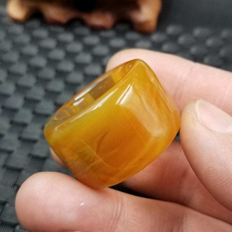 实物拍照天然玉石冰种玉髓戒指俏色玛瑙玉髓加宽戒指玉指环,珠宝/钻石/翡翠,手饰,淘宝优惠券,粉丝福利购,淘宝优惠卷