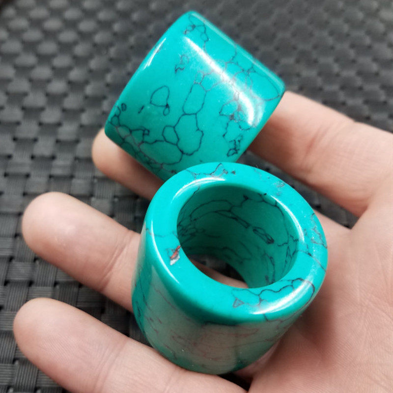 饰品扳指仿绿松石扳指加宽加大号扳指绿色仿玉石扳指饰品指环,珠宝/钻石/翡翠,手饰,淘宝优惠券,粉丝福利购,淘宝优惠卷