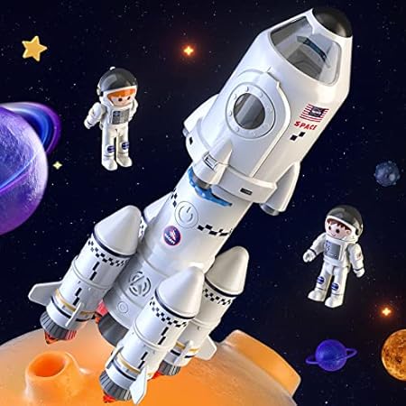 TEMI Space Shuttle Rocket Toys for 3 4 5 6 7 8 9 Years Ol