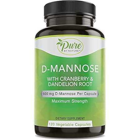 pure by nature d-mannose with cranberry  delion roo