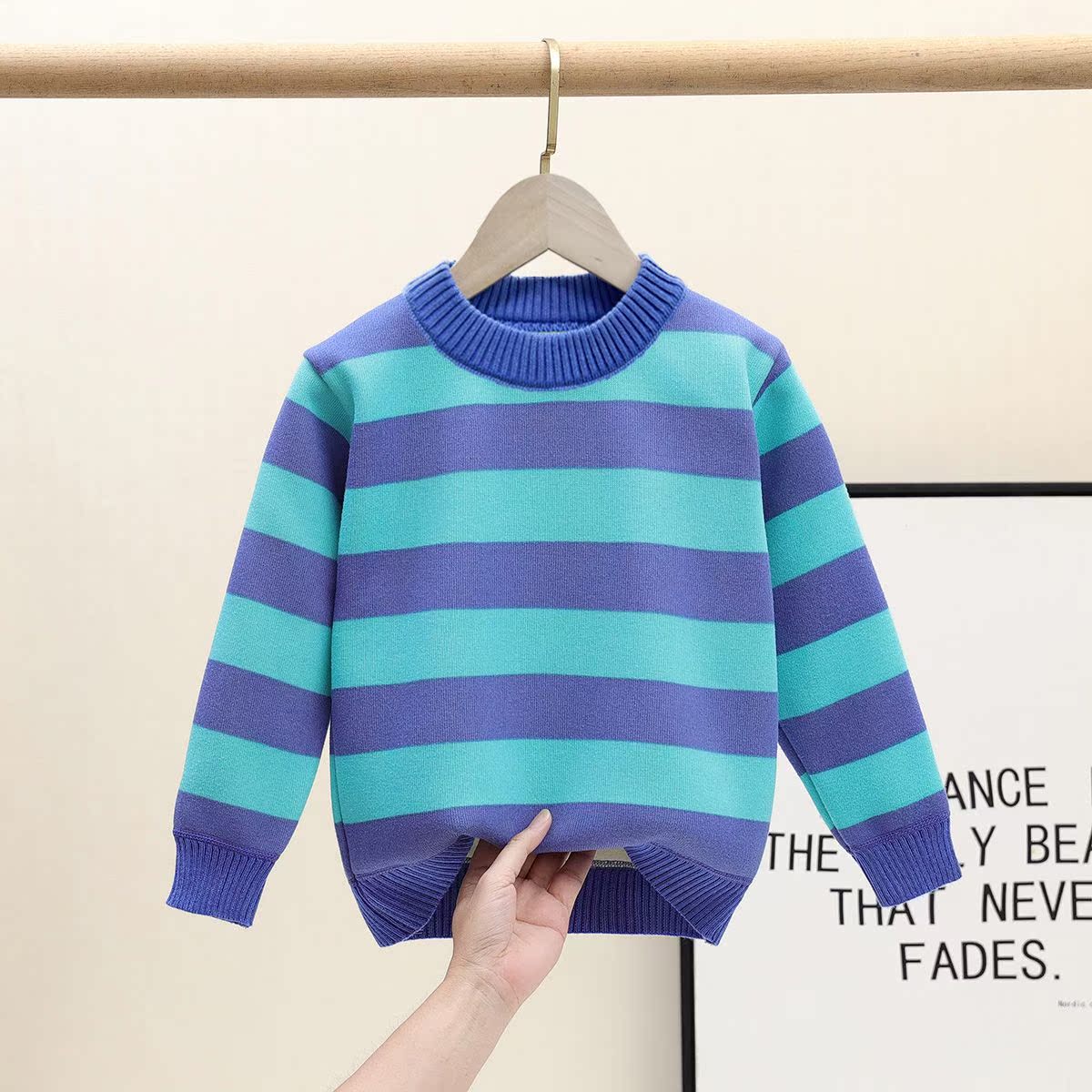 童装儿童毛衣加绒一体202