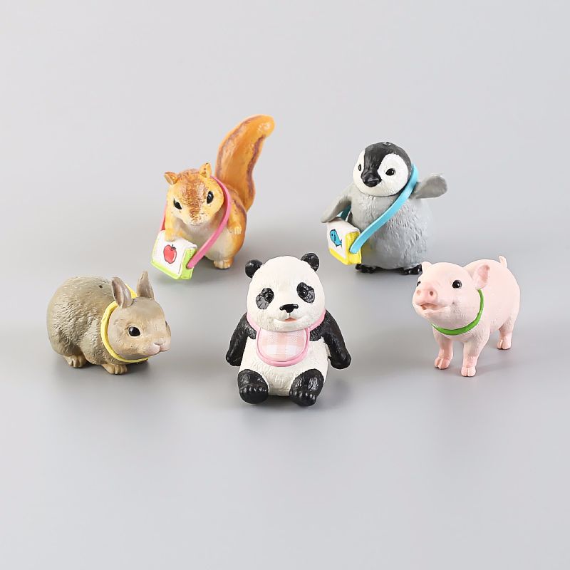 背包动物熊猫冰箱企鹅猪猫松鼠创意磁铁磁贴家居装饰可爱强力立体