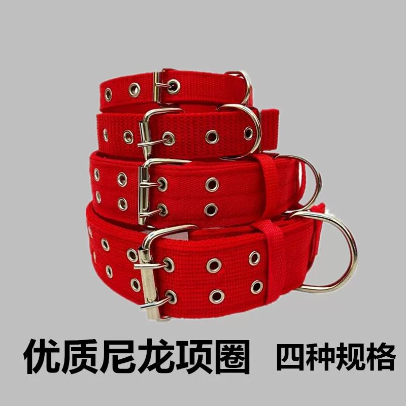 大型犬狗狗项圈狗圈颈圈脖圈宠物用品中型犬金毛德牧马犬脖套头套