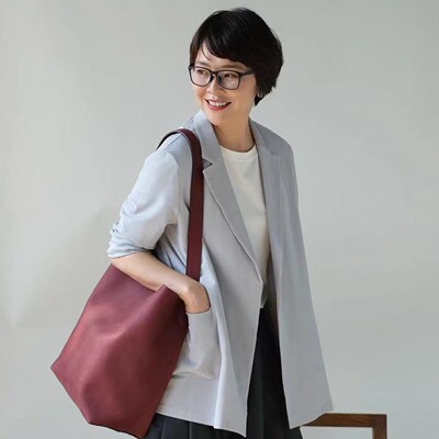 远家纯棉休闲宽松西服