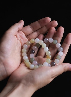 远家天然和田玉10mm青海料新疆料