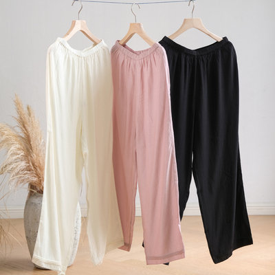 远家休闲宽松裤轻薄凉感九分裤子