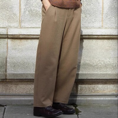 远家羊毛呢料九分西裤