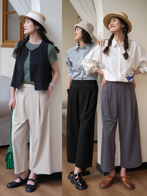 远家休闲九分裤通勤百搭西裤