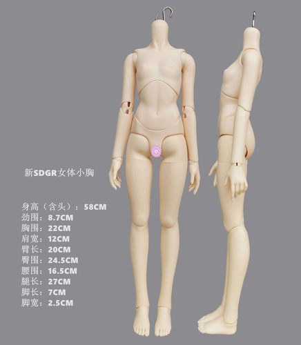 1/3bjd娃娃3分女体1/3JBD女娃