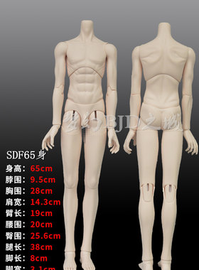bjd娃娃sd树脂男身体模特体