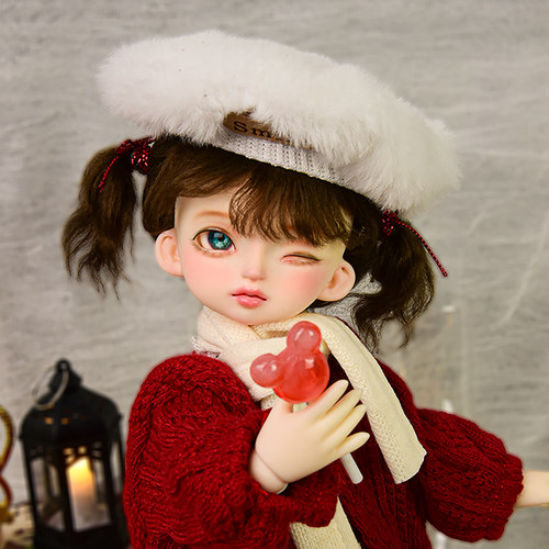 Mxiang BJD 6分BJD柚子娃娃六分SD萌娃眨眼树脂收藏礼品素体化妆