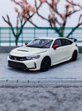 1:64 MH 本田思域HONDA CIVIC TYPE R（FL5) 前盖可开  收藏车模