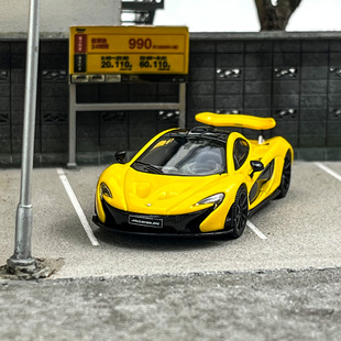 现货 LCD 1:64 迈凯伦 P1 McLaren 赛车 合金汽车模型 收藏
