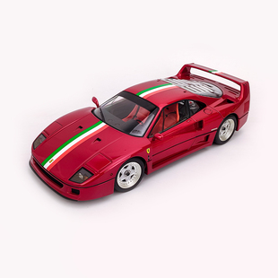 KYOSHO京商 1:18 法拉利F40 超跑合金全开车模 收藏摆件静态送礼