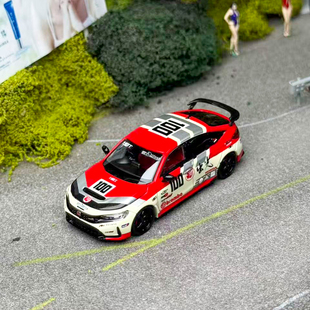 MH 1:64 本田Civic 思域Type R FL5 出光 开盖 合金汽车模型