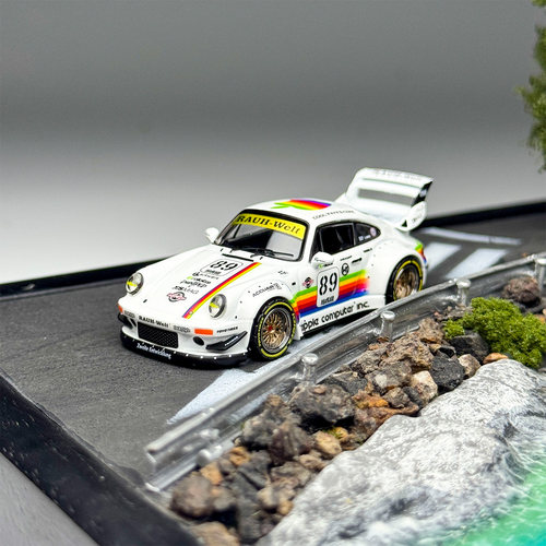 INNO 1:64 保时捷RWB 930 #89 苹果涂装版 合金汽车模型