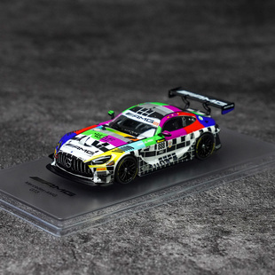 KILOworks 1:64 奔驰 AMG GT3 EVO II 机盖可开 合金汽车模型
