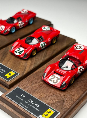 现货 DMH 1:64 330 P4 412P P3/4 1967 树脂汽车模型 收藏限量