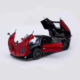 AlmostReal 帕加尼zonda F 红色 1:18限量宗塔zonda合金汽车模型